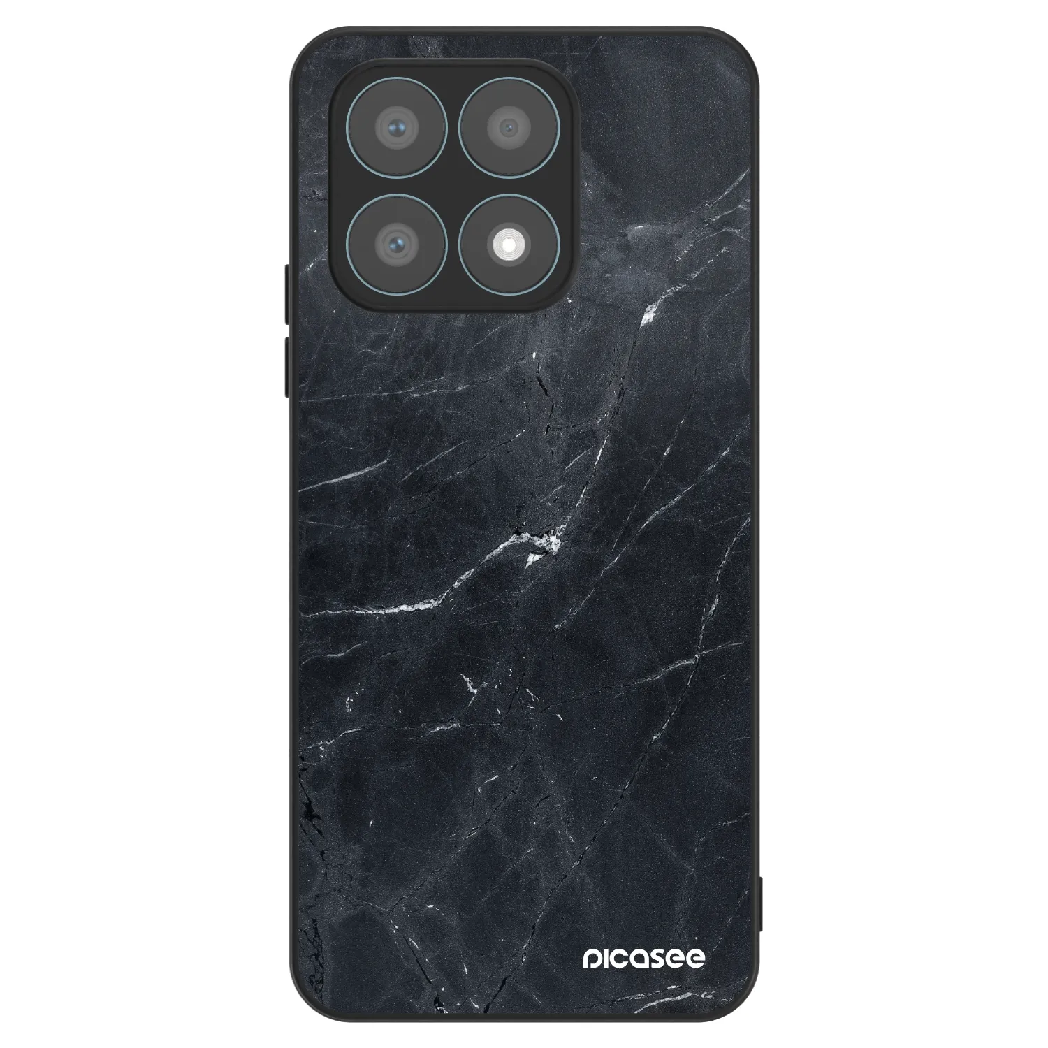 Picasee ULTIMATE CASE pro Honor X8a - Black marble