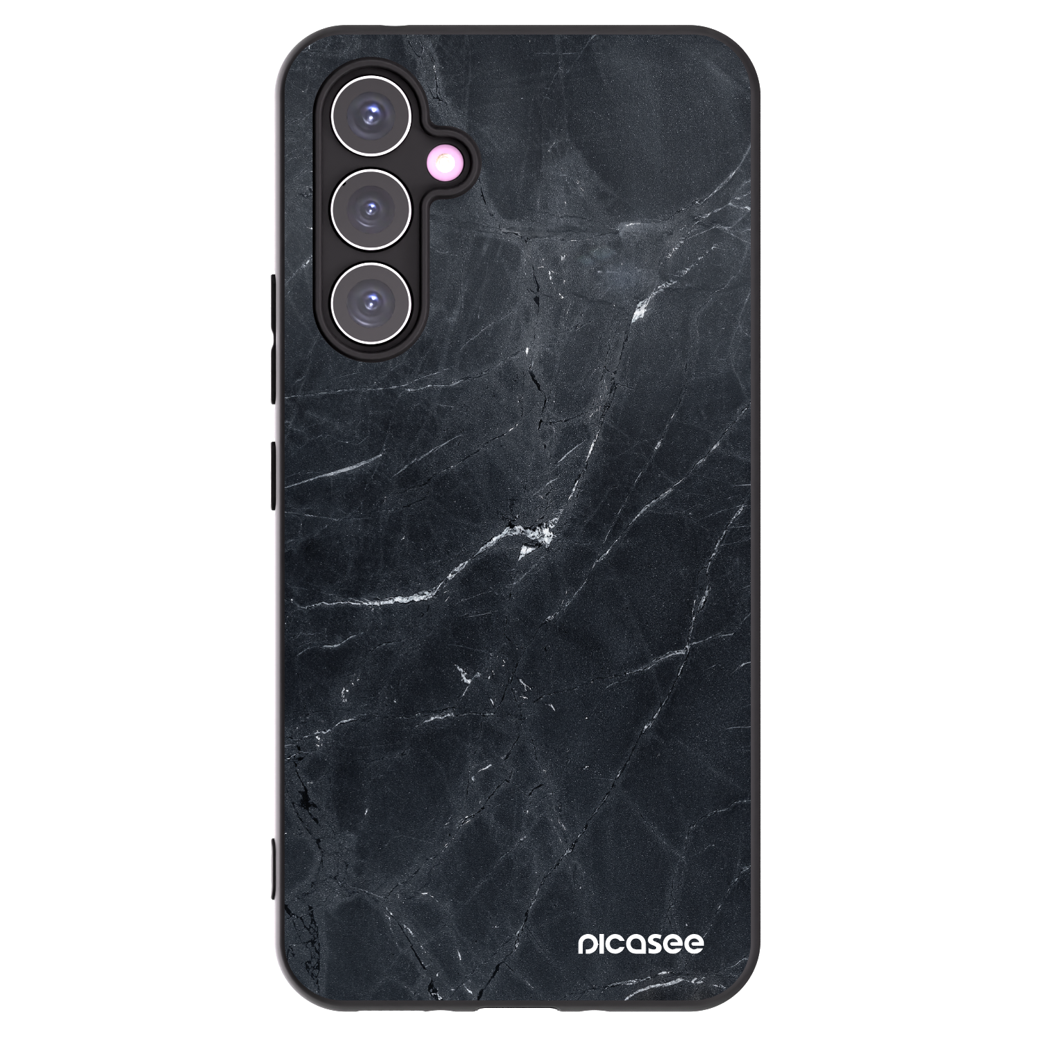 Picasee silikonový černý obal pro Samsung Galaxy A54 5G A546B - Black marble