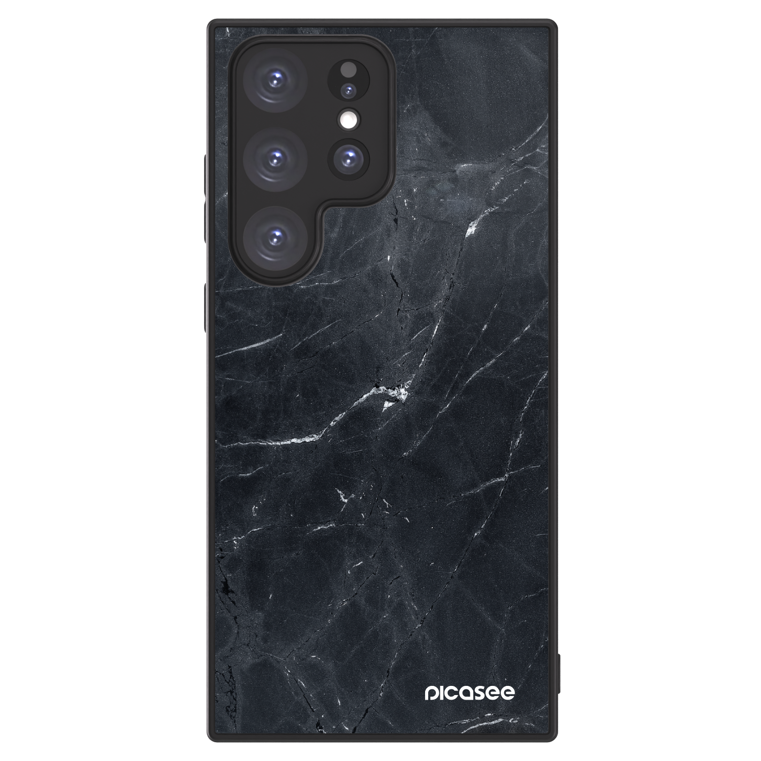 Picasee ULTIMATE CASE PowerShare pro Samsung Galaxy S23 Ultra 5G - Black marble