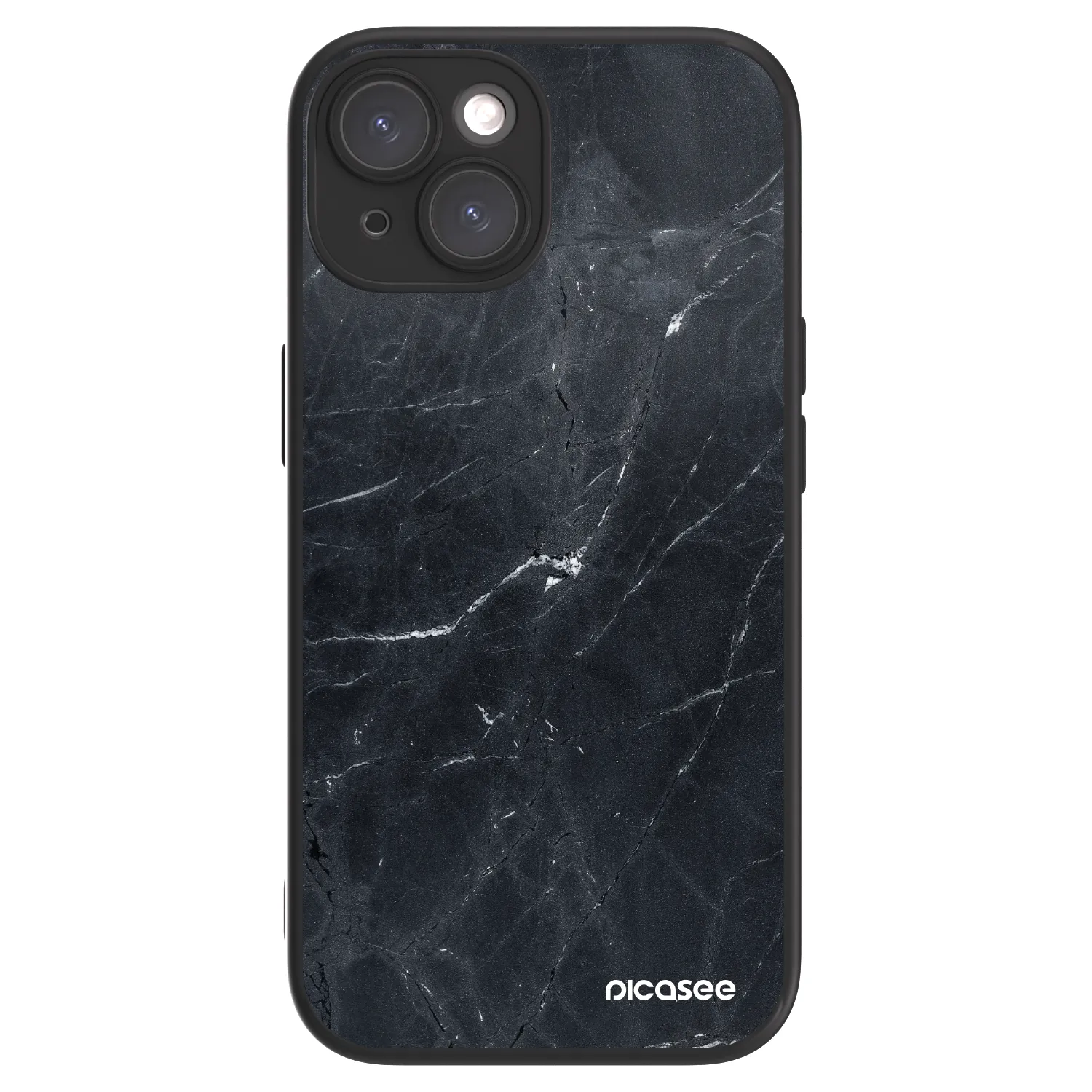 Picasee ULTIMATE CASE MagSafe pro Apple iPhone 15 - Black marble