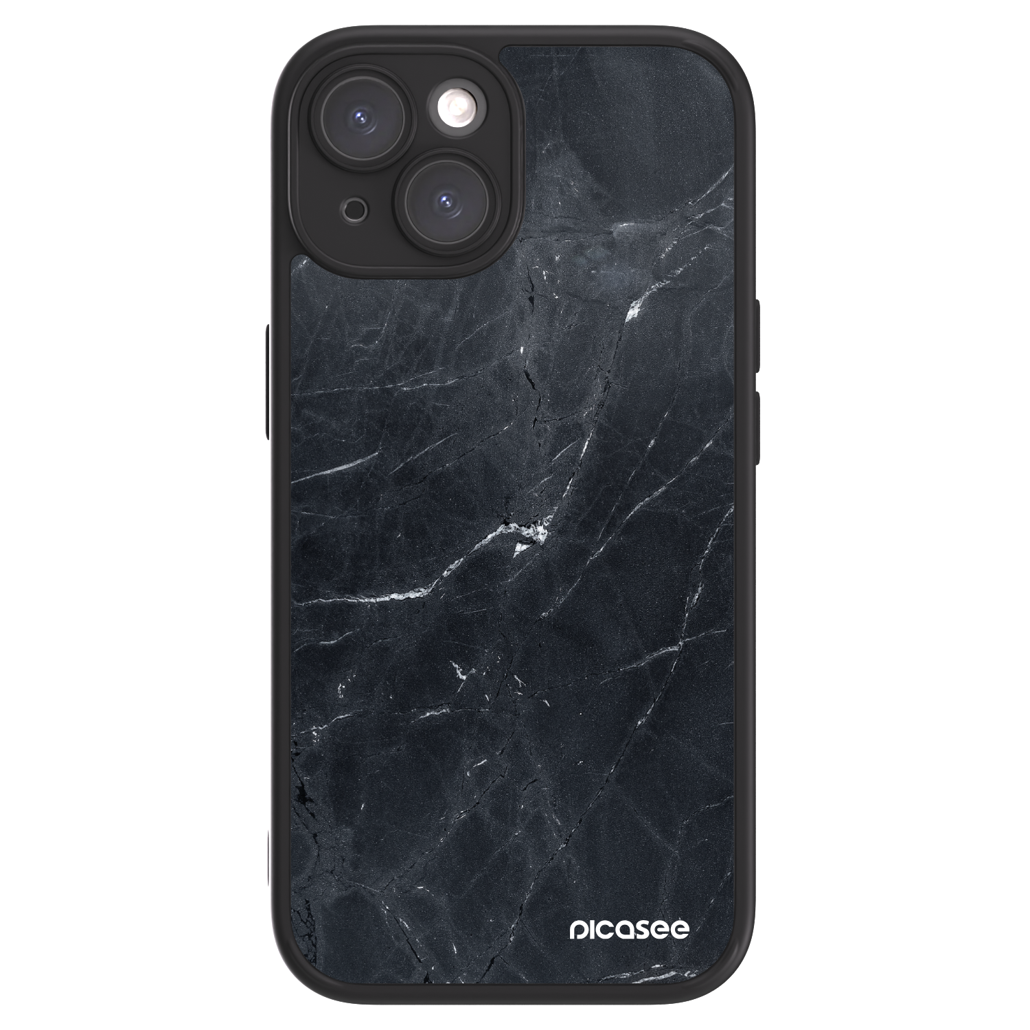 Picasee ULTIMATE CASE pro Apple iPhone 15 - Black marble