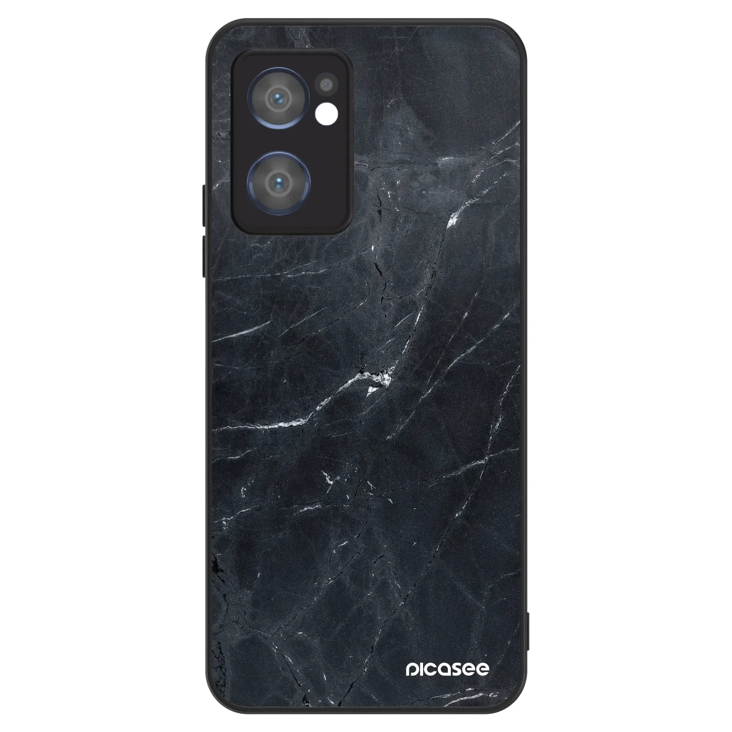 Picasee ULTIMATE CASE pro OPPO Reno 7 5G - Black marble