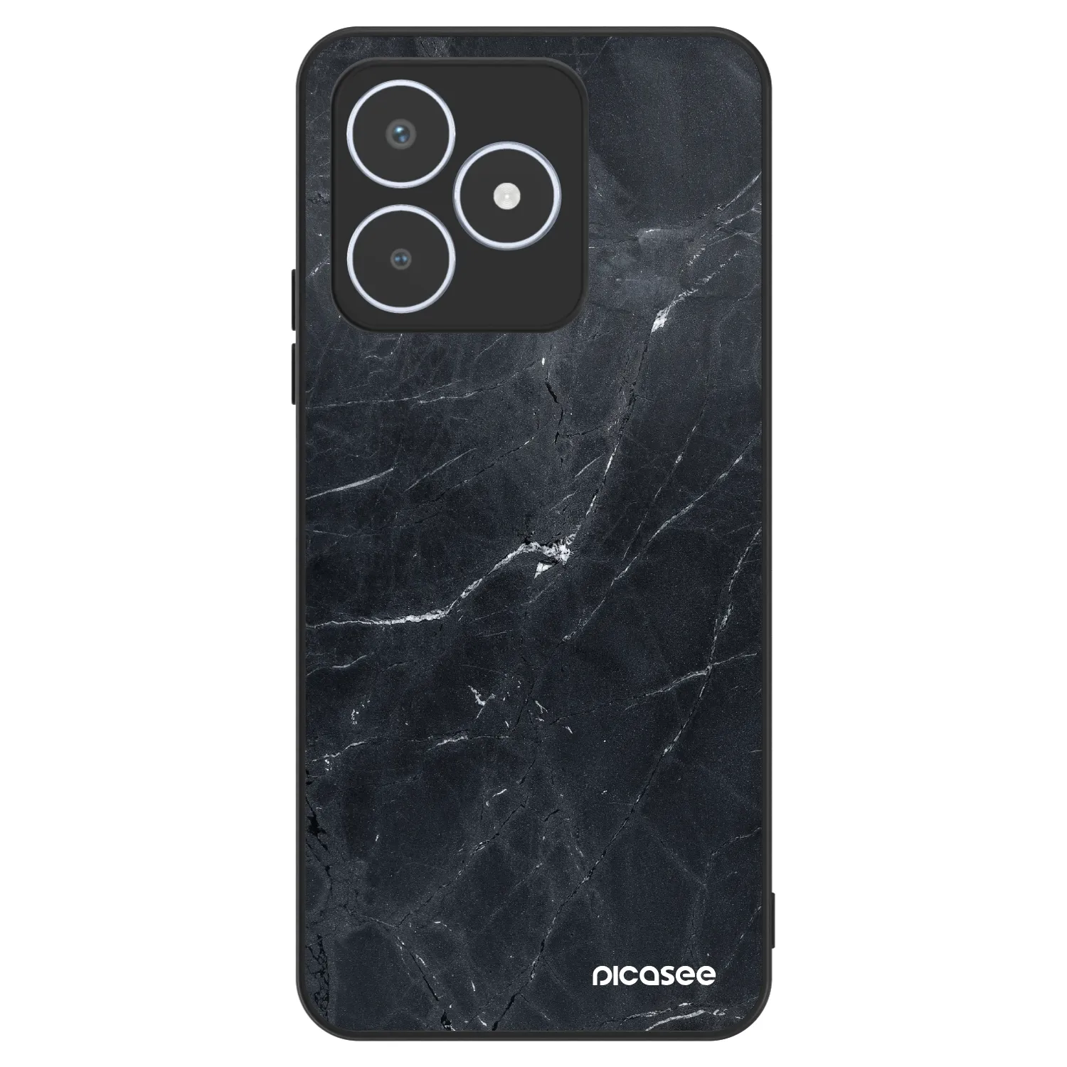 Picasee ULTIMATE CASE pro Realme C53 - Black marble