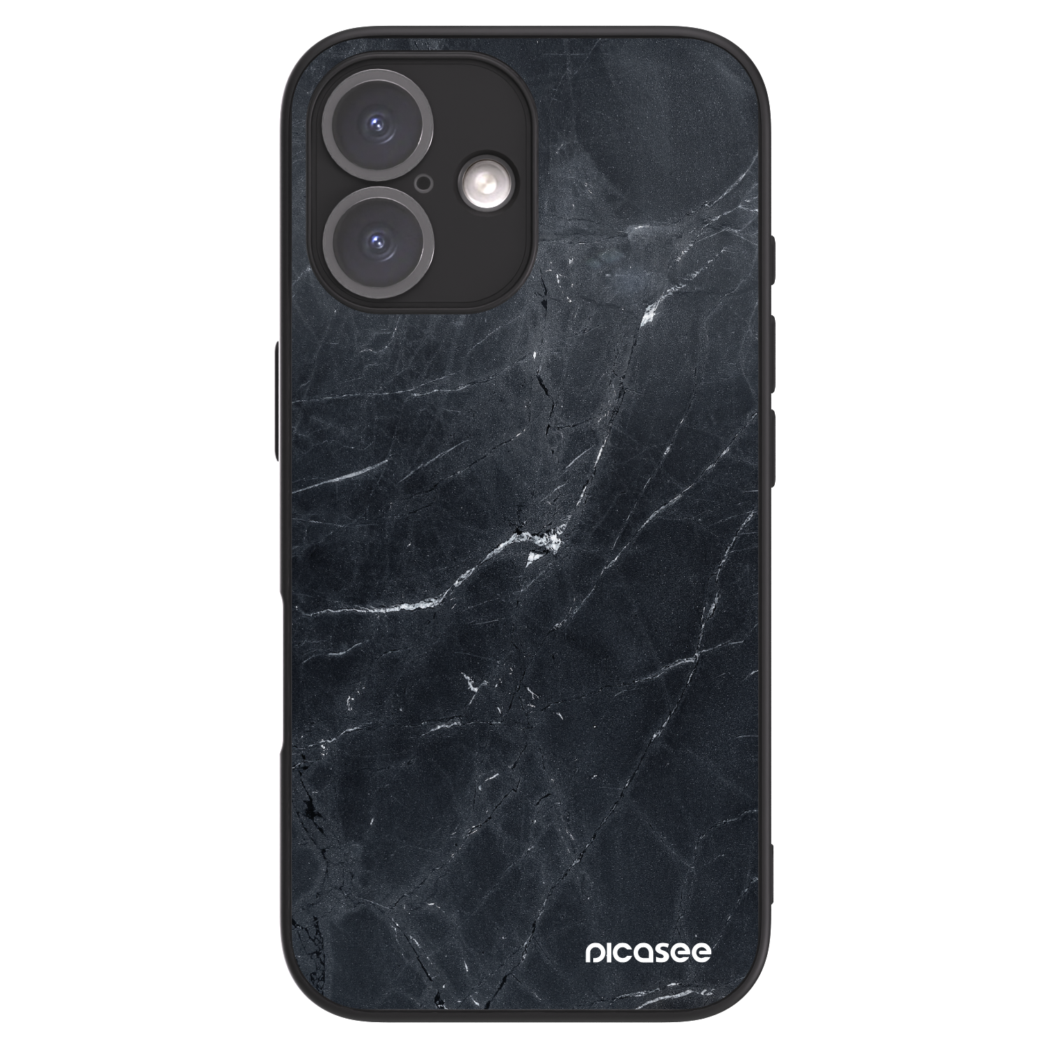 Picasee ULTIMATE CASE pro Apple iPhone 16 - Black marble