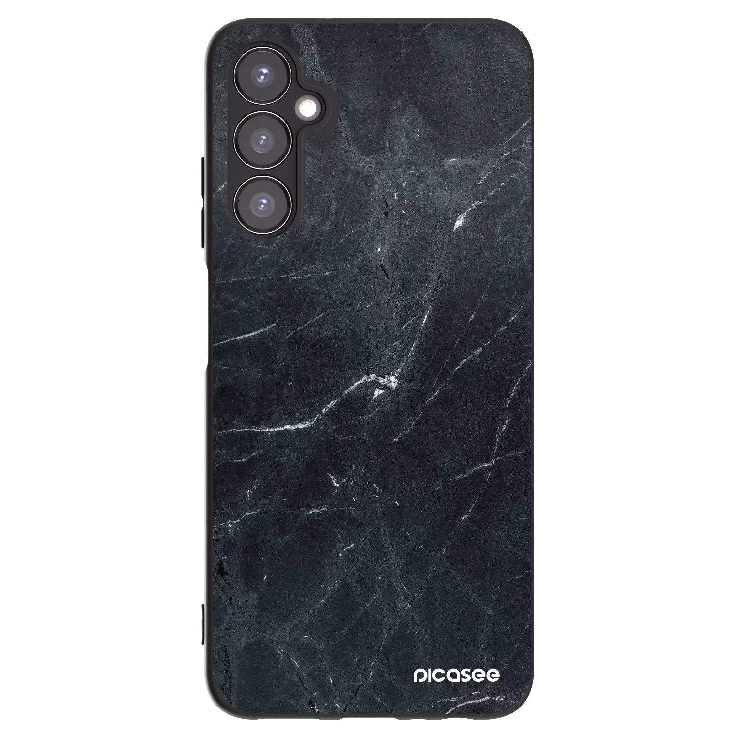 Picasee silikonový černý obal pro Samsung Galaxy A05s A057G - Black marble