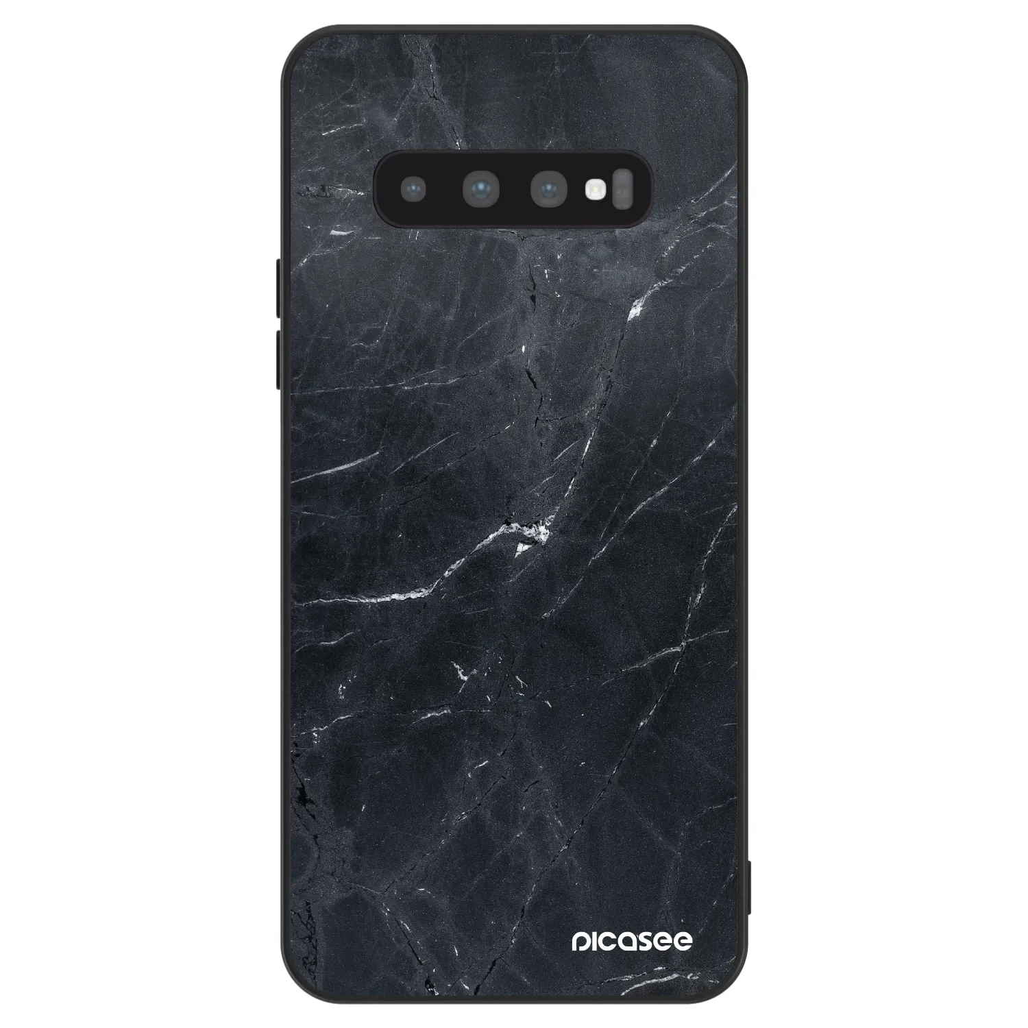 Picasee ULTIMATE CASE pro Samsung Galaxy S10 Plus G975 - Black marble