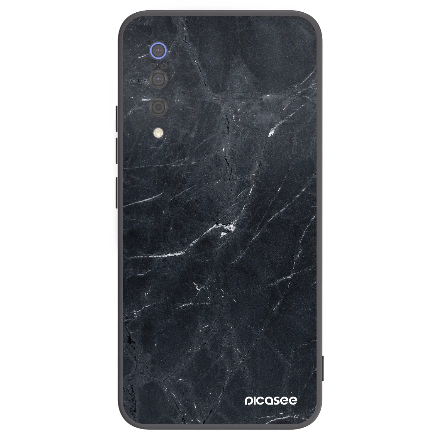 Picasee silikonový černý obal pro Xiaomi Mi 9 - Black marble