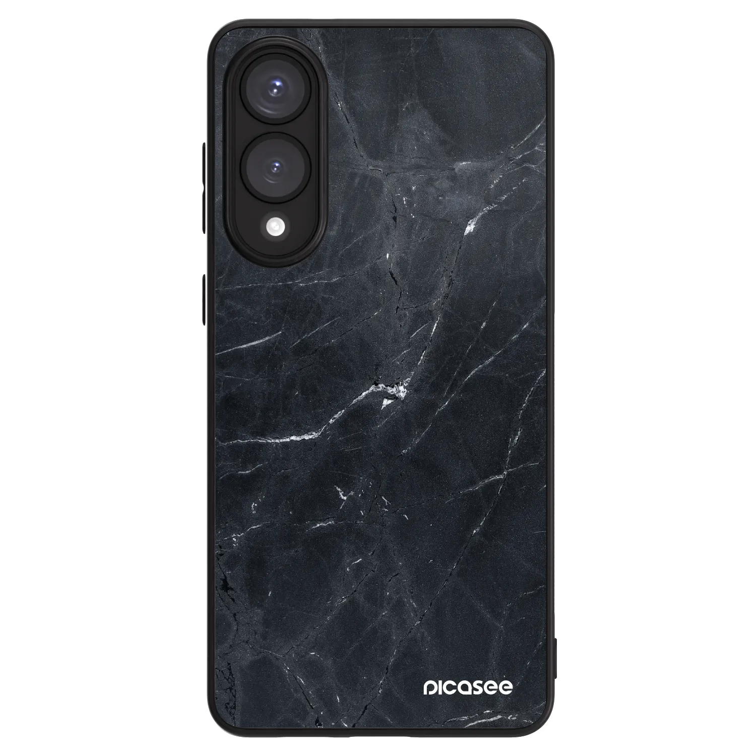 Picasee ULTIMATE CASE PowerShare pro Samsung Galaxy S25 Edge 5G - Black marble