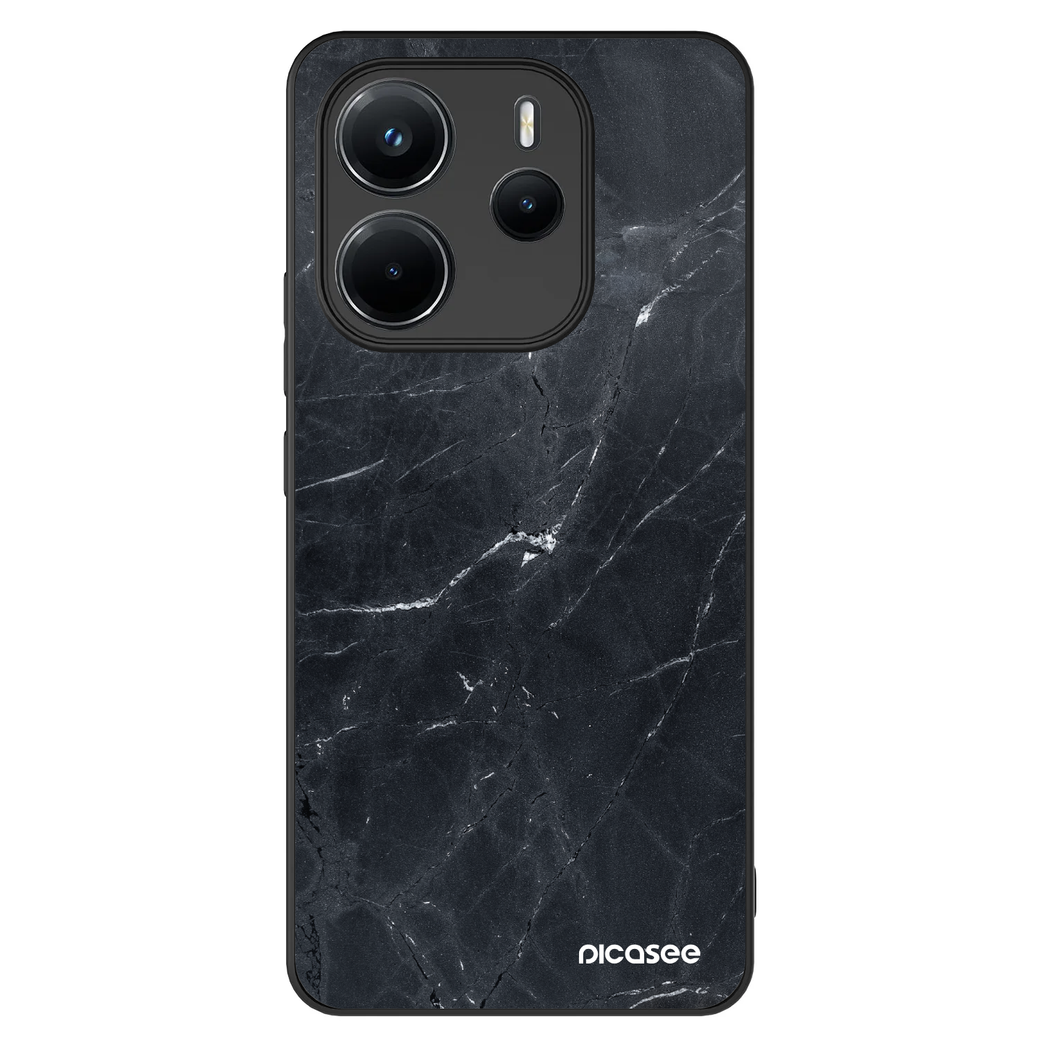 Picasee ULTIMATE CASE pro Xiaomi Redmi Note 14 4G - Black marble