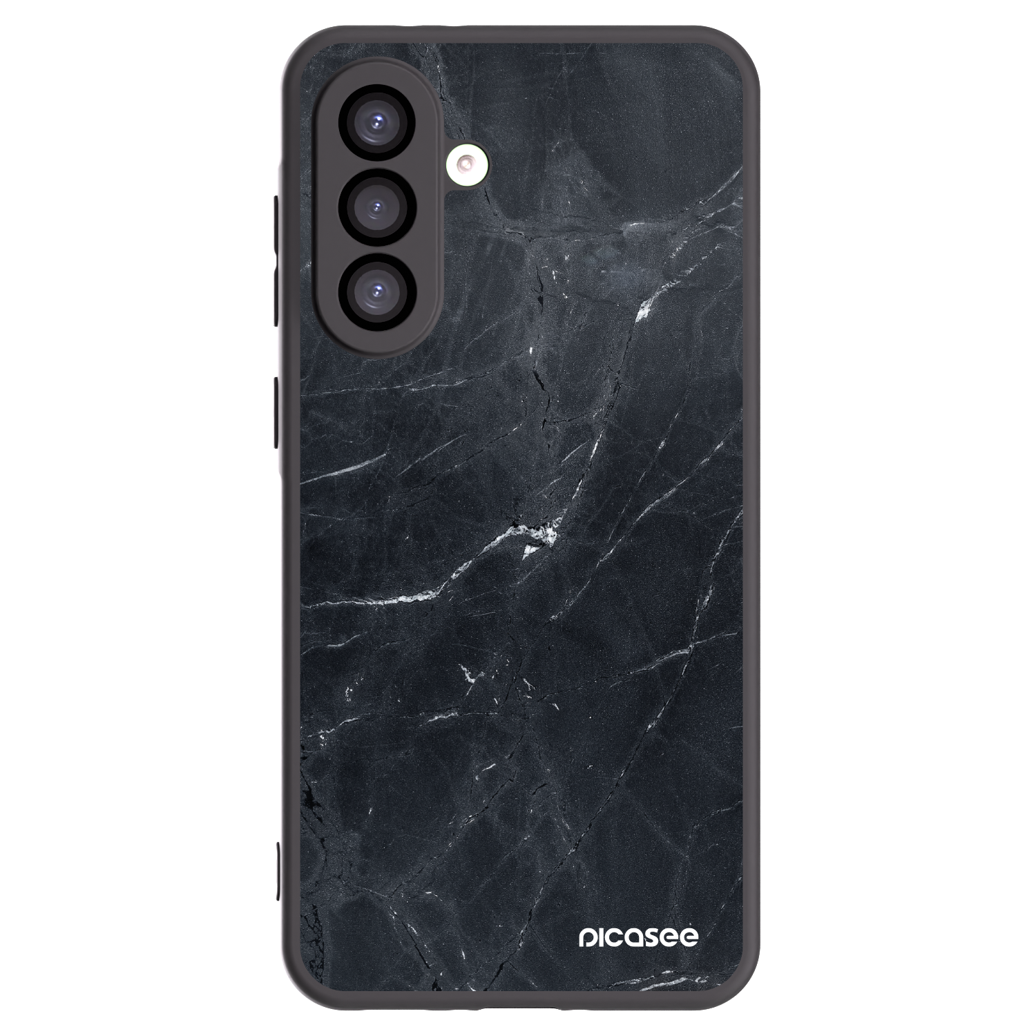 Picasee silikonový černý obal pro Samsung Galaxy A26 5G A266B - Black marble