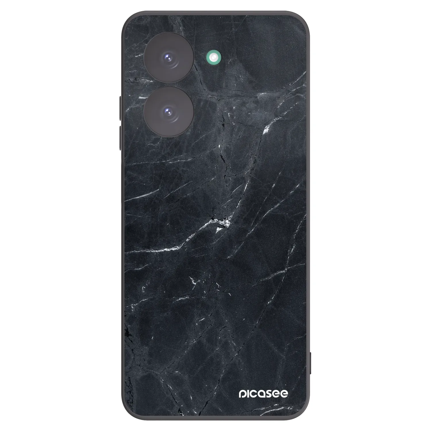 Picasee silikonový černý obal pro Xiaomi Redmi A5 - Black marble