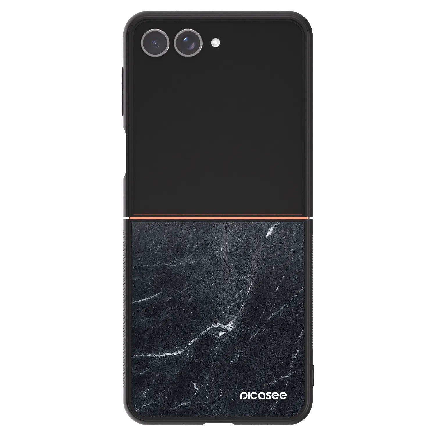 Picasee ULTIMATE CASE pro Samsung Galaxy Z Flip7 5G - Black marble