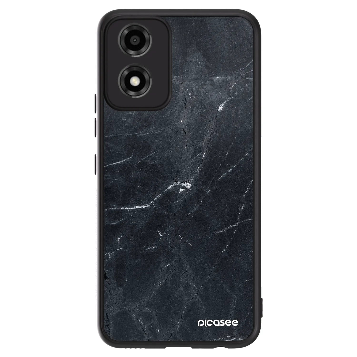 Picasee ULTIMATE CASE pro Motorola Moto E14 - Black marble