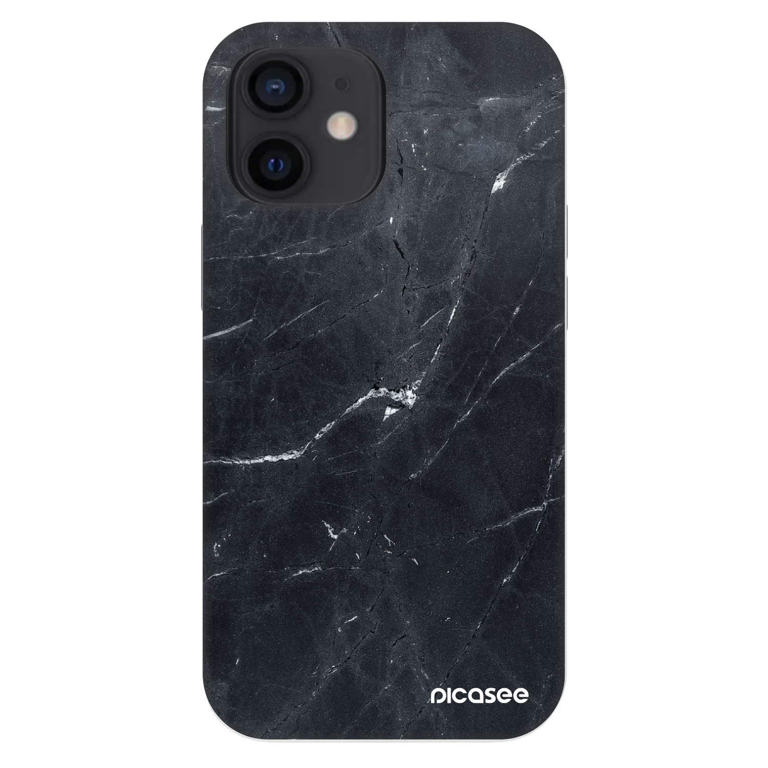 Picasee Fashion Case pro Apple iPhone 12 mini - Black marble