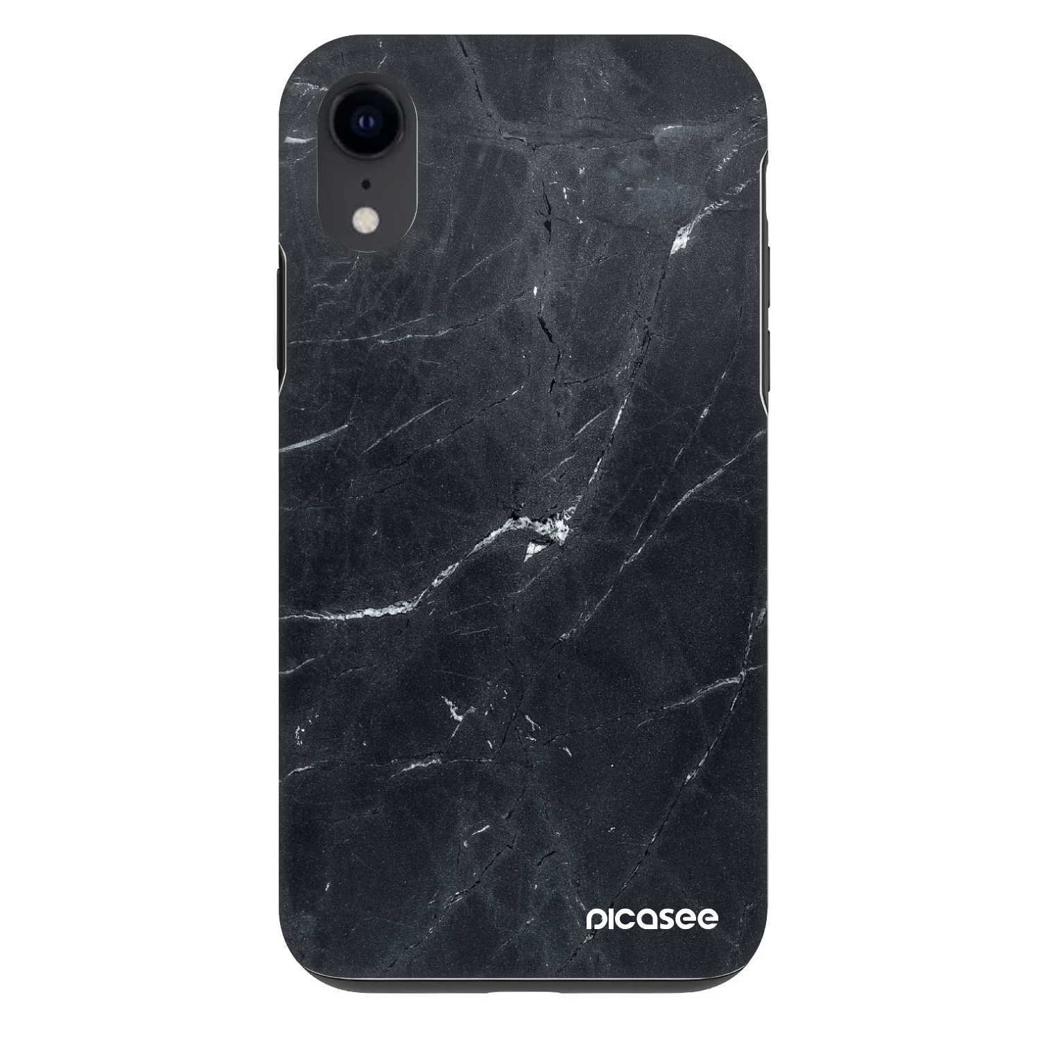 Picasee Fashion Case pro Apple iPhone XR - Black marble