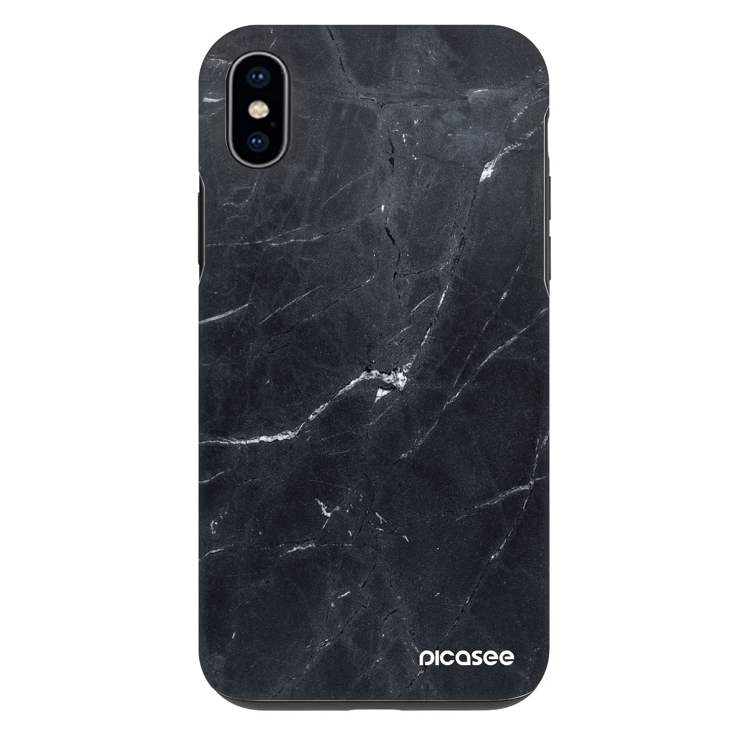 Picasee Fashion Case pro Apple iPhone XS Max - Black marble