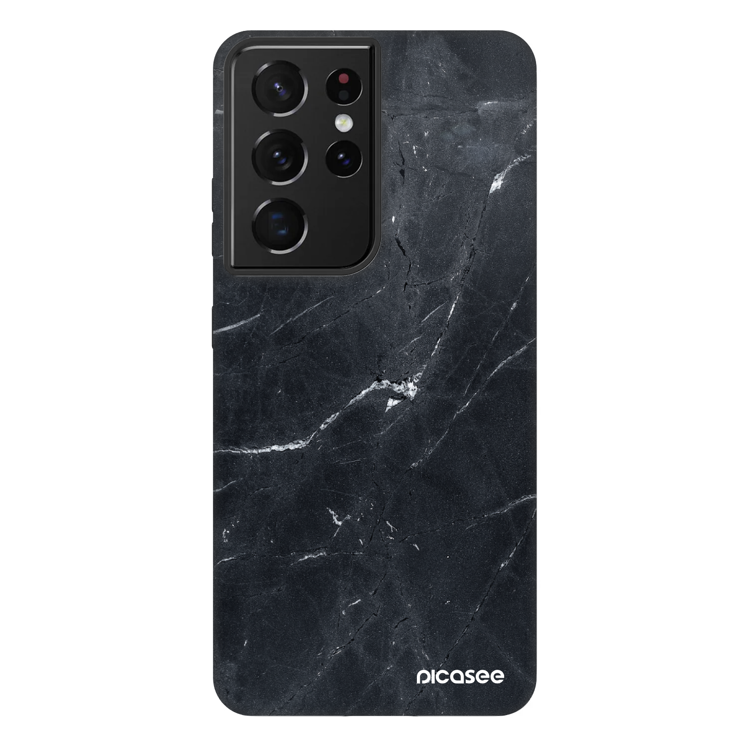 Picasee Fashion Case pro Samsung Galaxy S21 Ultra 5G G998B - Black marble