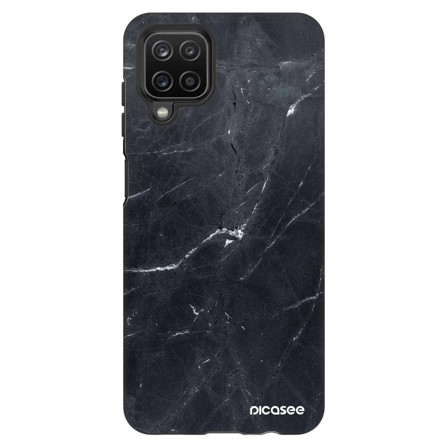 Picasee Fashion Case pro Samsung Galaxy A12 A125F - Black marble