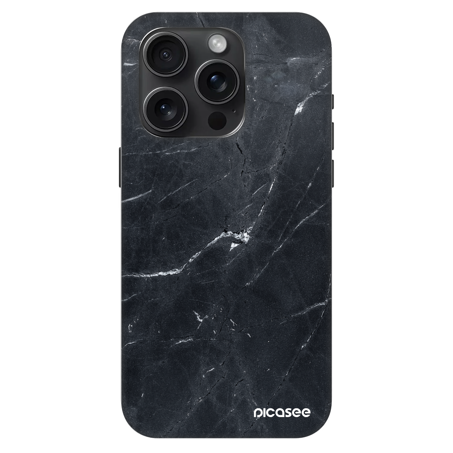 Picasee Fashion Case MagSafe Apple iPhone 15 Pro - Black marble