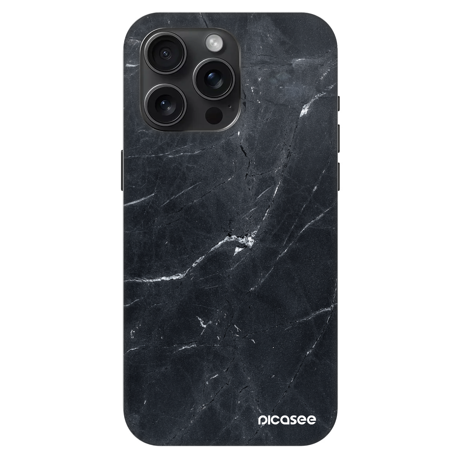 Picasee Fashion Case MagSafe Apple iPhone 15 Pro Max - Black marble