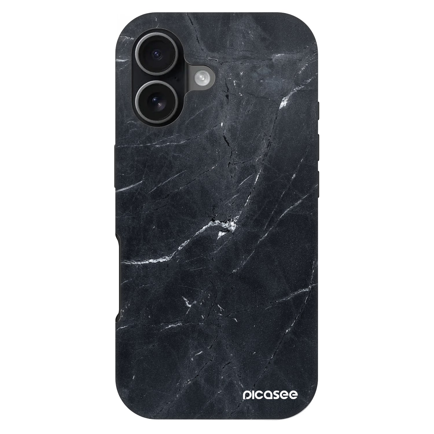 Picasee Fashion Case MagSafe Apple iPhone 17 - Black marble