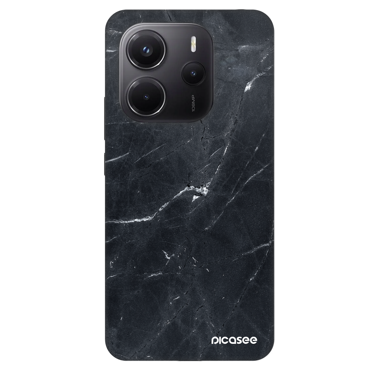 Picasee Fashion Case pro Xiaomi Redmi Note 14 4G - Black marble
