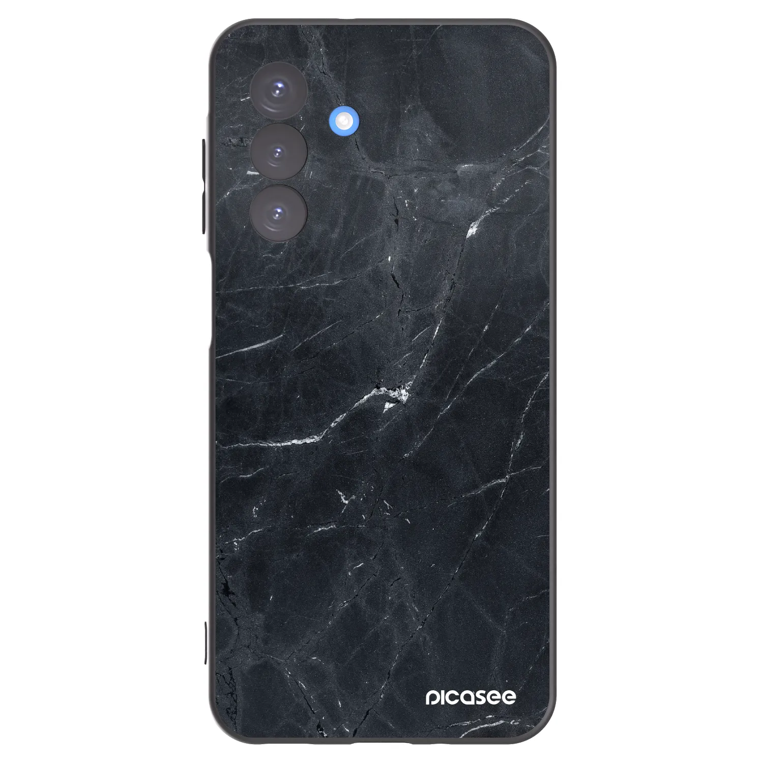 Picasee silikonový černý obal pro Samsung Galaxy A17 5G - Black marble