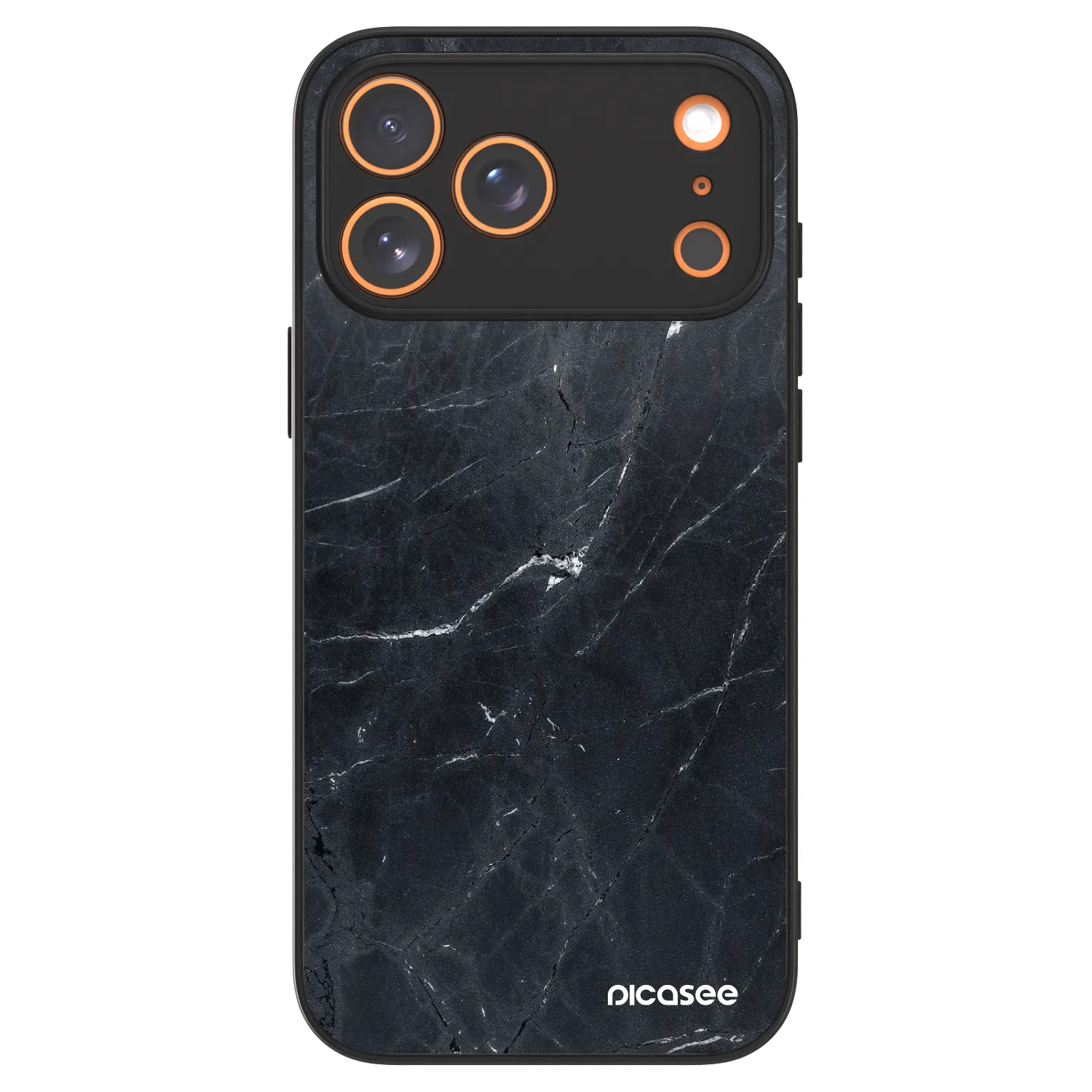 Picasee ULTIMATE CASE pro Apple iPhone 18 Pro Max - Black marble