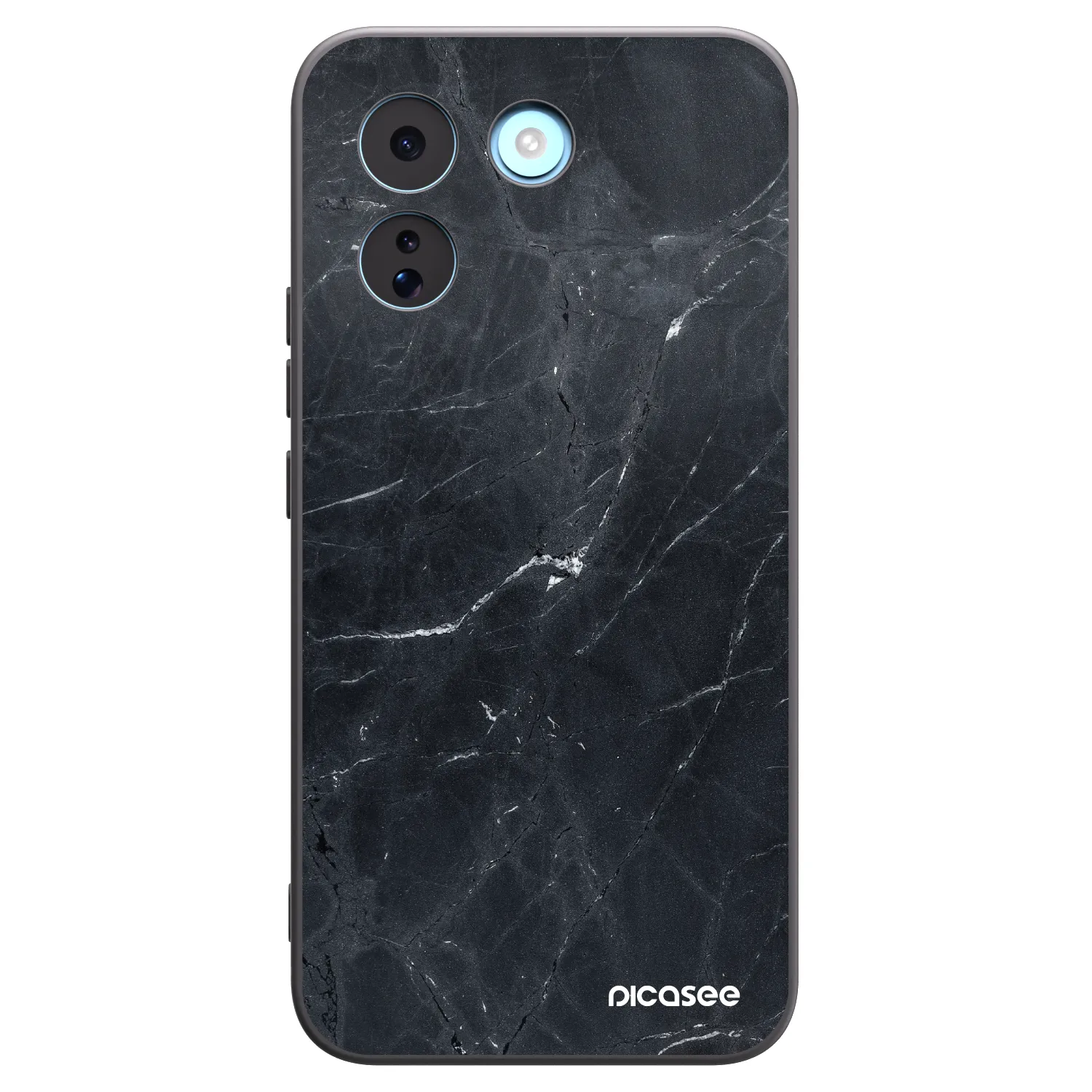 Picasee silikonový černý obal pro Xiaomi Redmi Note 17 Pro MAX 5G - Black marble