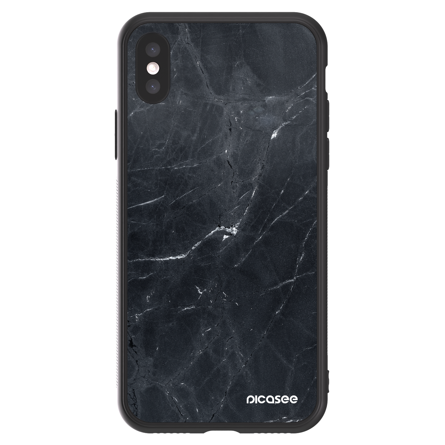 Picasee ULTIMATE CASE pro Apple iPhone X/XS - Black marble