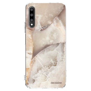Picasee silikonový průhledný obal pro Honor 9X Pro - Cream marble