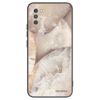Picasee silikonový černý obal pro Xiaomi Poco M3 - Cream marble
