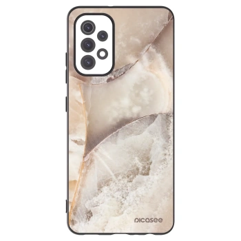Picasee silikonový černý obal pro Samsung Galaxy A32 5G A326B - Cream marble