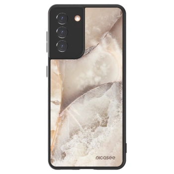 Picasee ULTIMATE CASE pro Samsung Galaxy S21 5G G991B - Cream marble
