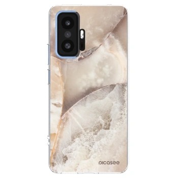 Picasee silikonový průhledný obal pro Xiaomi 11T Pro - Cream marble