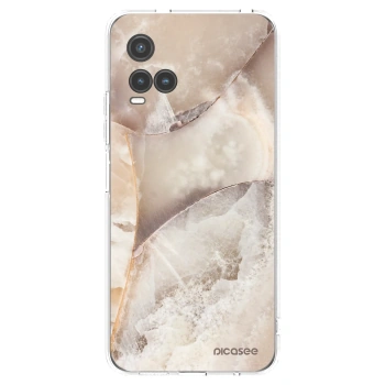 Picasee silikonový průhledný obal pro Vivo Y33s - Cream marble