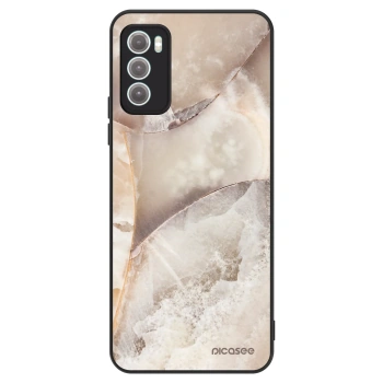 Obal pro Motorola Moto G60 - Cream marble