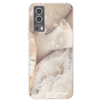 Picasee silikonový průhledný obal pro Vivo Y72 5G - Cream marble