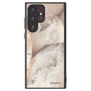 Picasee ULTIMATE CASE pro Samsung Galaxy S22 Ultra 5G - Cream marble