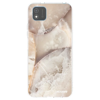 Picasee silikonový průhledný obal pro Realme C11 (2021) - Cream marble