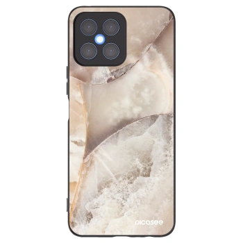 Picasee silikonový černý obal pro Honor X8 4G - Cream marble