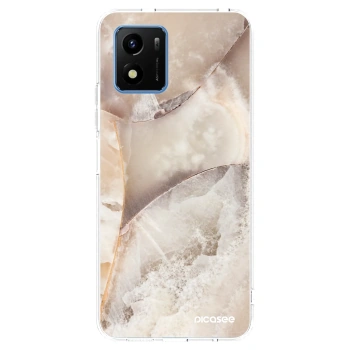 Picasee silikonový průhledný obal pro Vivo Y01 - Cream marble