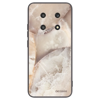 Picasee silikonový černý obal pro Honor Magic4 Lite 5G - Cream marble