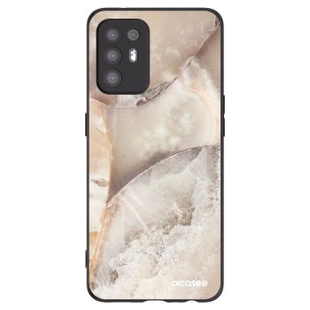Picasee silikonový černý obal pro OPPO A94 5G - Cream marble