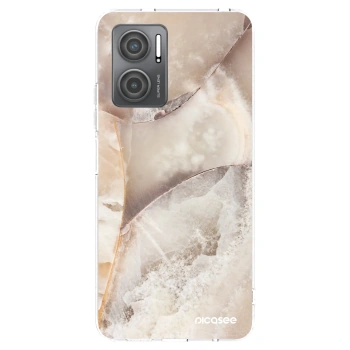 Picasee silikonový průhledný obal pro Xiaomi Redmi 10 5G - Cream marble