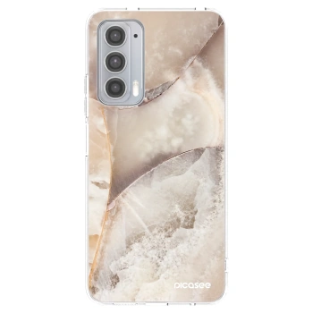 Obal pro Motorola Edge 20 - Cream marble
