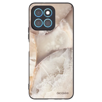 Picasee silikonový černý obal pro Honor X6 - Cream marble