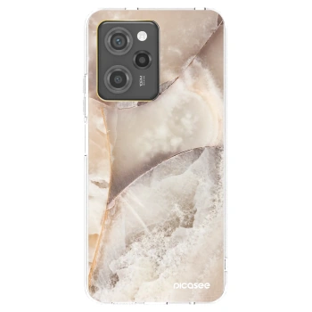 Picasee silikonový průhledný obal pro Xiaomi Poco X5 Pro - Cream marble