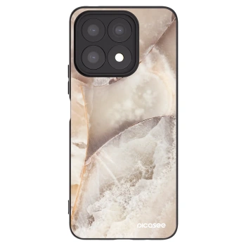 Picasee silikonový černý obal pro Honor X8a - Cream marble