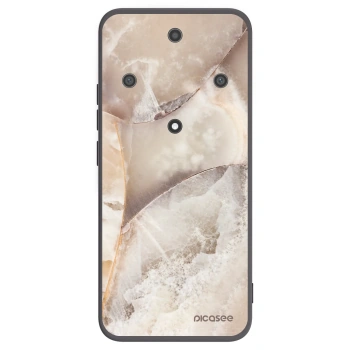Picasee silikonový černý obal pro Honor Magic5 Lite 5G - Cream marble
